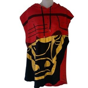 Black Lacquer Vintage Chicago Bulls Michael Jordan Sleeveless 23 (item#10021)